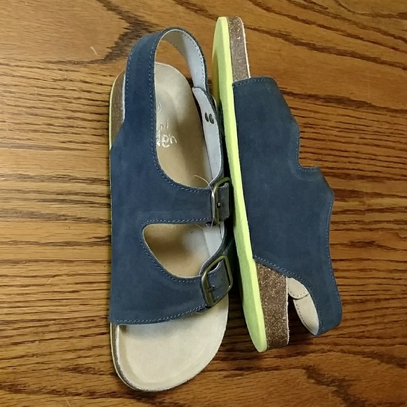 Mini Boden | Shoes | Mini Boden Suede Leather Sandals 35 Us Kids 3 | Poshmark